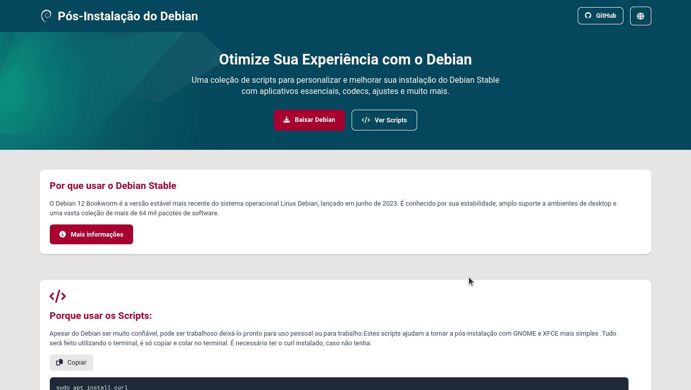 Pós-Instalação do Debian